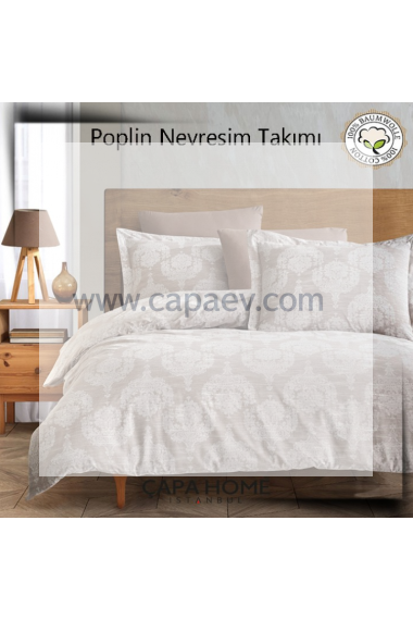 Çapa Home Poplin Nevresim Takımı %100 pamuk